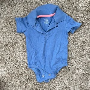 COPY Easter color  Carters polo onsie